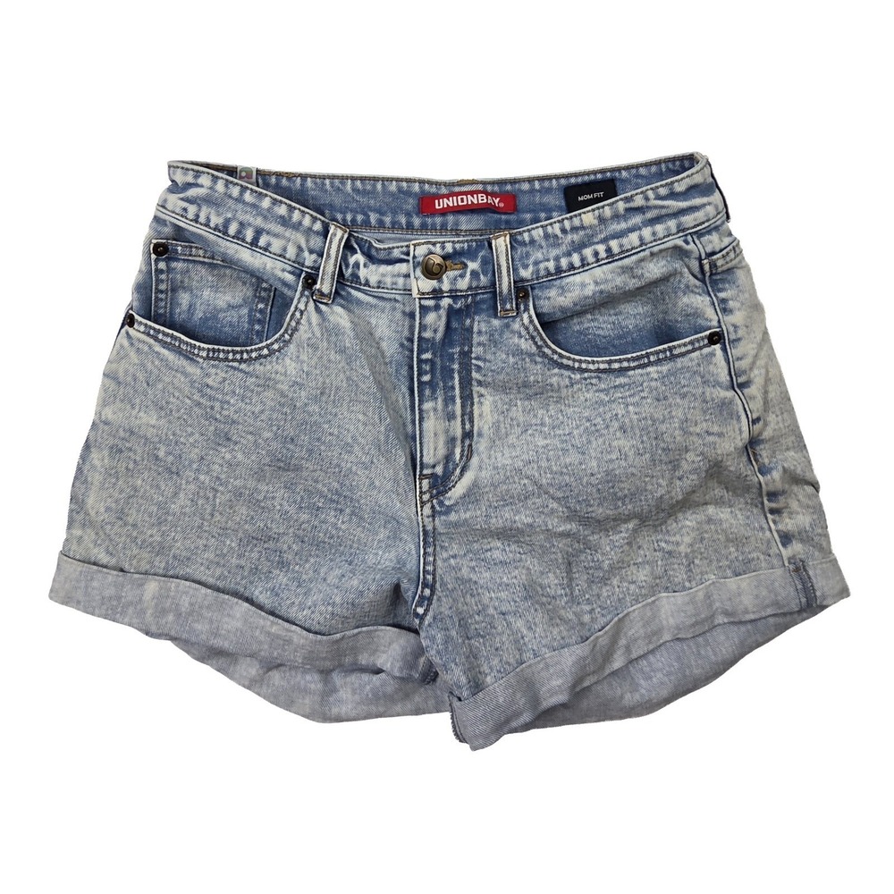 Unionbay Acid Wash Mom Fit High Rise Women's Size 7/28W